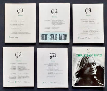 Ça cinéma. du n°1, printemps 1972 au n°7/8, mai 1975.