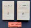 Cahiers. Tome I et II. . WEIL (Simone). 
