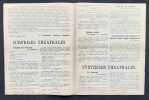 Revue Synthétique bimensuelle dirigée par F.T. Marinetti, N°1 du 11 janvier 1922. . MARINETTI (Filippo Tommaso). 