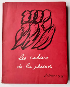 Les Cahiers de la pléiade: n°8, automne 1949.