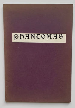 Phantomas. N°11/12, juin 1958. . COLINET (Paul). HAVRENNE (Marcel). NOIRET (Joseph). KOENIG (Théodore). SCHWITTERS (Kurt). HAUSMANN (Raoul). GUIETTE ...