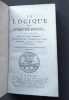 La logique ou l'art de penser, contenant outre les règles communes, plusieurs observations nouvelles, propres à former le jugement. . ARNAULD ...