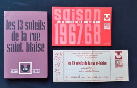 Les 13 soleils de la rue Saint-Blaise . GATTI (Armand).