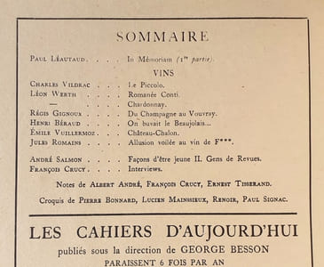 Les cahiers d’aujourd’hui: n°4, mai 1921.