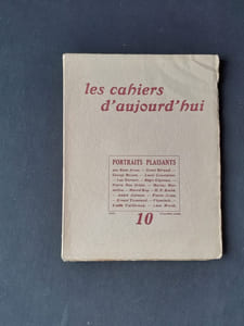 Les cahiers d’aujourd’hui: n°10, 1922 : Portraits plaisants.