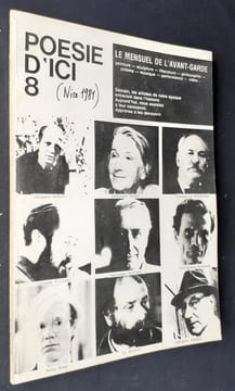 Poésie d'ici : le mensuel de l'avant-garde n°8 et 8 bis, printemps 1981. . KOBER (Jacques). DUVAL (Laurence). LE PILLOUER (Pierre). VILLANI (Arnaud et ...