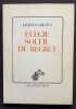  Élégie soleil du regret. Poèmes.. CHESSEX (Jacques). (Jean Rousselot).