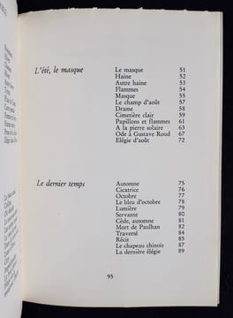 Élégie soleil du regret. Poèmes.. CHESSEX (Jacques). (Jean Rousselot).