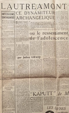 Combat, "de la résistance à la révolution" n°654, du vendredi 12 juillet 1946.. GRACQ (Julien). NADEAU (Maurice). OLLIVIER (Albert).