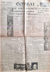 Combat, "de la résistance à la révolution" n°654, du vendredi 12 juillet 1946.