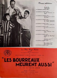 Les bourreaux meurent aussi. Un film de Fritz Lang.