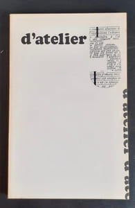 D’atelier n°5, hiver 73/74. Approches théoriques II.