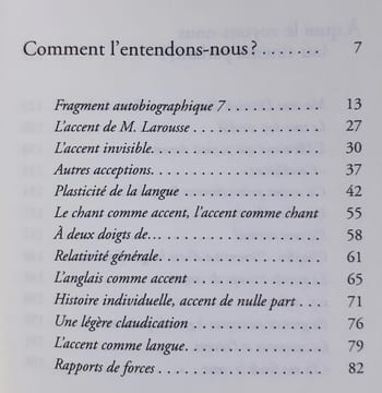 L'accent une langue fantôme. . FLEISCHER (Alain).