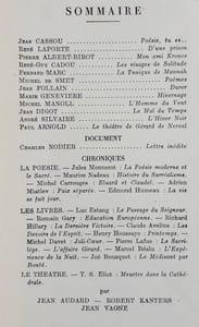 Les Lettres. Poésie. Philosophie. Littérature. Critique. Troisième cahier, quatrième trimestre 1945.