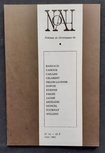 Noah. N°14, juin 1983.