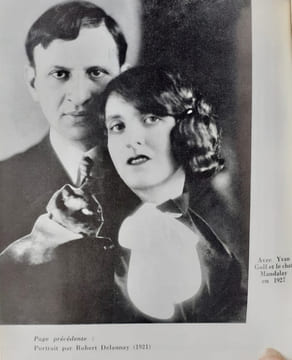 Claire Goll. . GOLL (Claire). CATTAUI (Georges). ROCHEFOUCAULD (Edmée de la). LANOUX (Armand).
