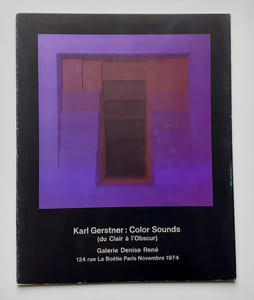 Karl Gerstner : Colors Sounds (du clair à l'obscur).