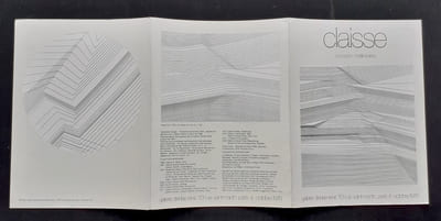 Geneviève Claisse : Concepts multilinéaires. 
