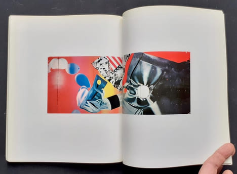 James Rosenquist. Gemälde. Räume. Graphik + Karte signiert vom James Rosenquist. . ROSENQUIST (James).