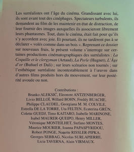 Mélusine, Cahiers du Centre de Recherche sur le Surréalisme (n°XXIV) : Le cinéma des surréalistes.