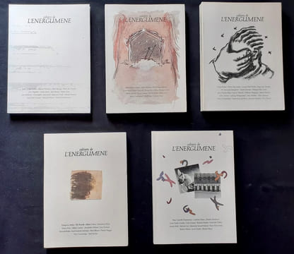 Cahiers de l'Energumène - Revue semestrielle d'art et de littérature. N°1 à 5, automne-hiver 1982 - automne-hiver 1984. . BLAIS (Jean-Charles). BORGES ...
