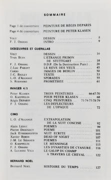 CEE n°4/5, mars 1978 : désoeuvrés et guérillas. . CORSO (Gregory). (NOEL) Bernard. PARANT (Jean-Luc). BUIN (Yves). DEPARIS (Régis). DHAINAUT (Pierre). ...