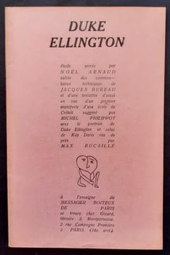 Duke Ellington. . ARNAUD (Noël). BUREAU (Jacques). PHILIPPOT (Michel). BUCAILLE (Max).