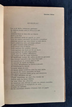 Le Pont de l'épée : n°30, 1965. Jeune poésie IV. . BOURGEAT (François). BRIERE (Christine). CURTIL (Jocelyne). GEAY (Jean-Pierre). MAZEAUFROID (Jean). ...