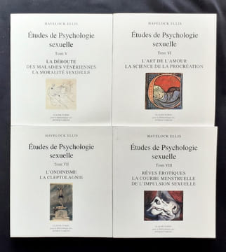 Etudes de Psychologie sexuelle. Complet en 10 tomes.  . ELLIS (Havelock). 