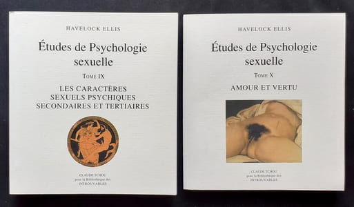 Etudes de Psychologie sexuelle. Complet en 10 tomes.