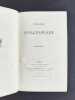 William Shakespeare. . HUGO (Victor). (SHAKESPEARE William). 