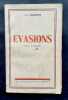 Evasions. Poèmes et légendes. . CALZARONI (J.A.).