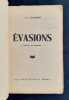 Evasions. Poèmes et légendes. . CALZARONI (J.A.).