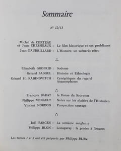 Ça - Cinéma : n°12/13 : Histoire & Cinéma (Tome 2).