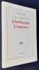 L'ineffaçable, L'inaperçu - Le livre des Ressemblances, III -. JABES (Edmond) -