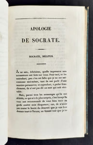 Oeuvres de Platon, traduites par Victor Cousin. Tome premier.
