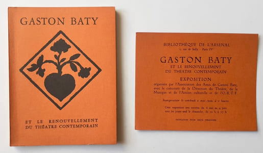 Gaston Baty et le renouvellement du théâtre contemporain. Cahiers Gaston Baty IV.