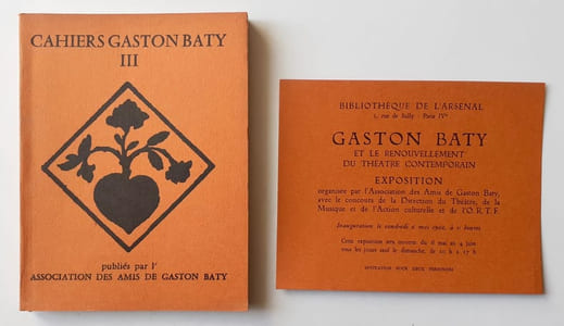 Cahiers Gaston Baty III.