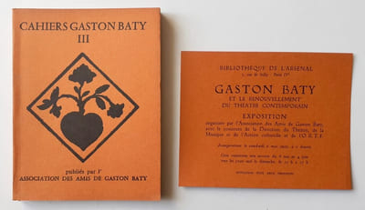 Cahiers Gaston Baty III.