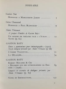 Cahiers Gaston Baty III.