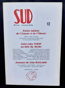 Sud. Revue trimestrielle. Du n°1 de mai 1970 au n°20 du premier trimestre 1977.