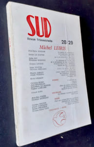 Sud. Revue trimestrielle, n°28/29, 1er trimestre 1979 : Michel Leiris.