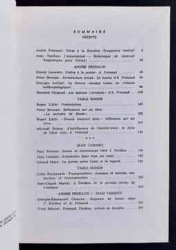 Sud. Revue trimestrielle, n°50-51, 1984. Colloque Poésie-Cerisy : Frénaud-Tardieu. . FRENAUD (André). TARDIEU (Jean). LEUWERS (Daniel). BELAVAL ...