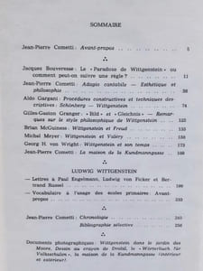 Sud numéro hors-série, 1986 : Ludwig Wittgenstein.