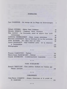 Sud, numéro 76, deuxième trimestre 1988 : Paul Gadenne.
