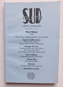 Autre Sud, numéro 12, mars 2001.