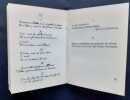 Une longue réflexion amoureuse. . ELUARD (Paul). 