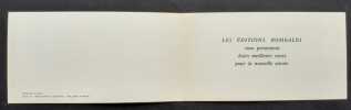 Carte de vœux (10x19cm) en quatre volets des Editions Rombaldi pour l’année 1960.. FOUJITA (Tsuguharu).