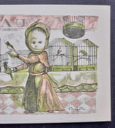 Marchandes d’oiseaux. par FOUJITA (Tsuguharu). - Image 4