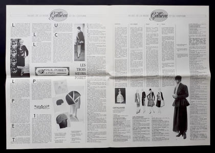Carton d’invitation au vernissage de l’exposition "Paul Poiret le magnifique" au Musée Jacquemart-André à Paris le 17 janvier 1974.